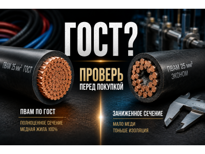 Провод ПВАМ и ПГВА по ГОСТ: как проверить качество перед покупкой