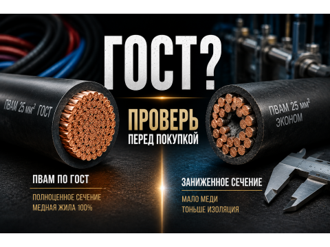 Как проверить качество провода ПВАМ и ПГВА: ГОСТ, маркировка и реальные отличия